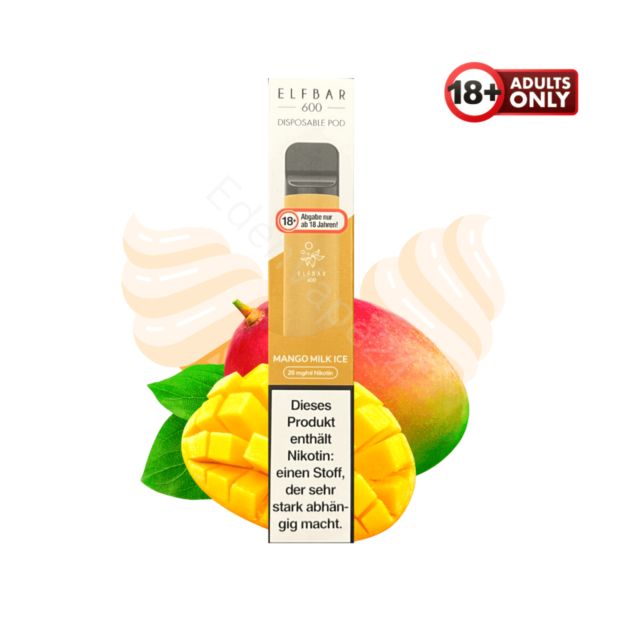 Elfbar 600 - Mango Milk Ice - EdenVape24